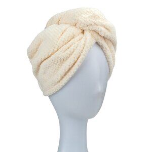 HARPER BELLE BEAUTY Microfiber Hair Drying Turban | Ivory